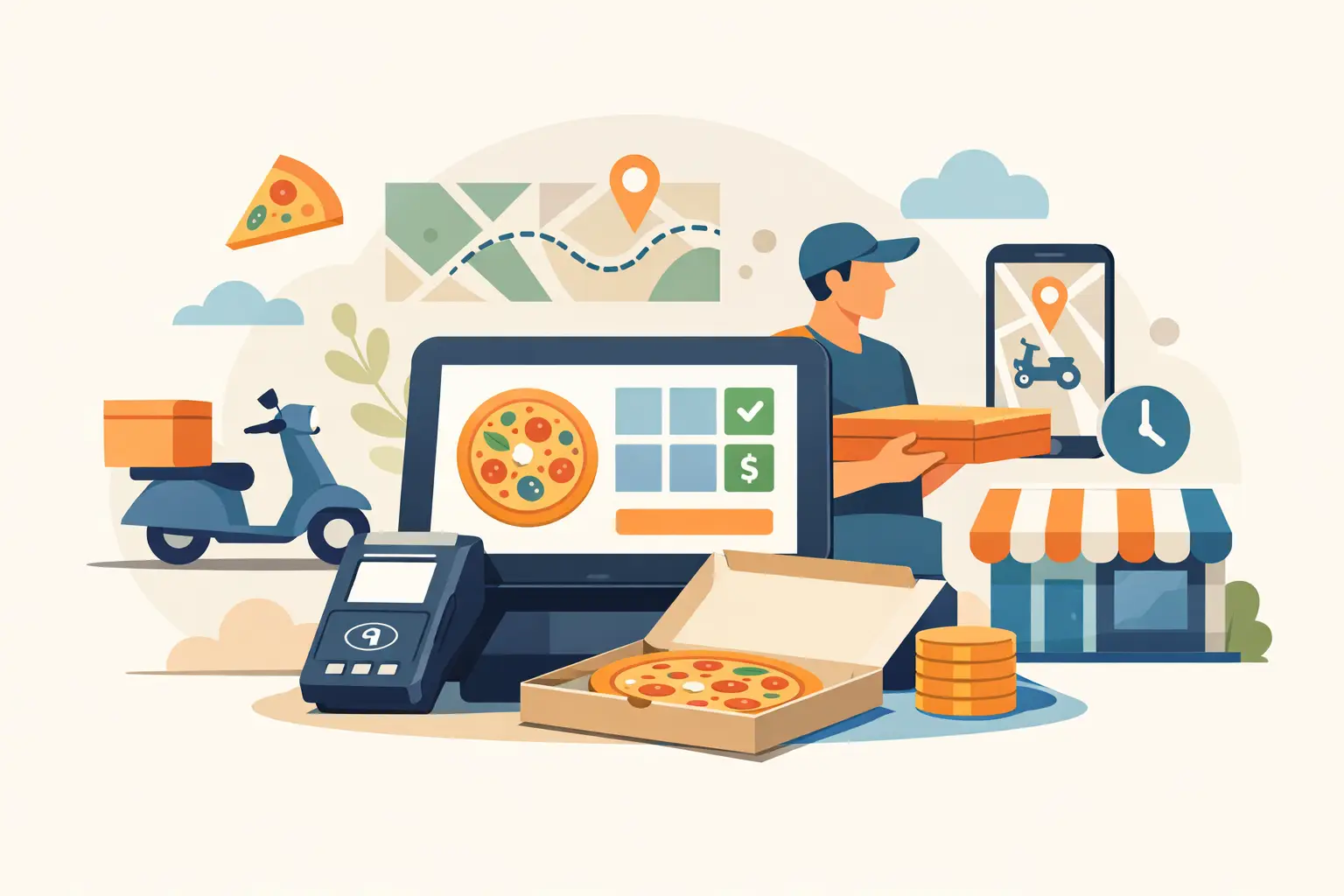 PDV para pizzaria com delivery - Controle de pedidos e entregas