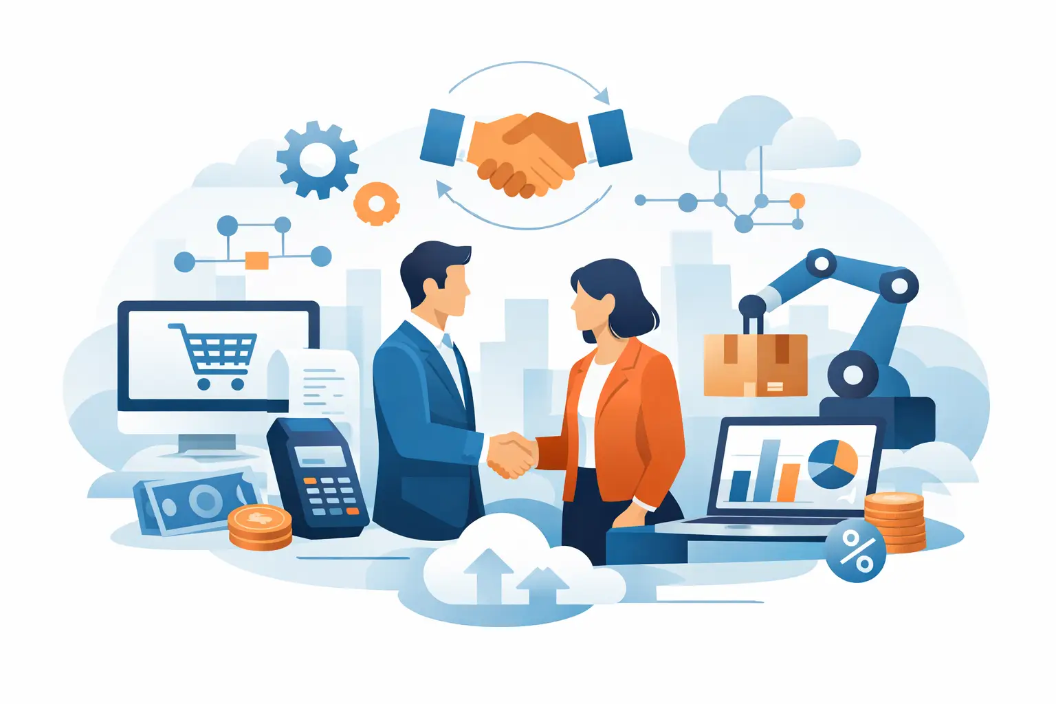 Programa de parceiros para automação comercial e revenda de software