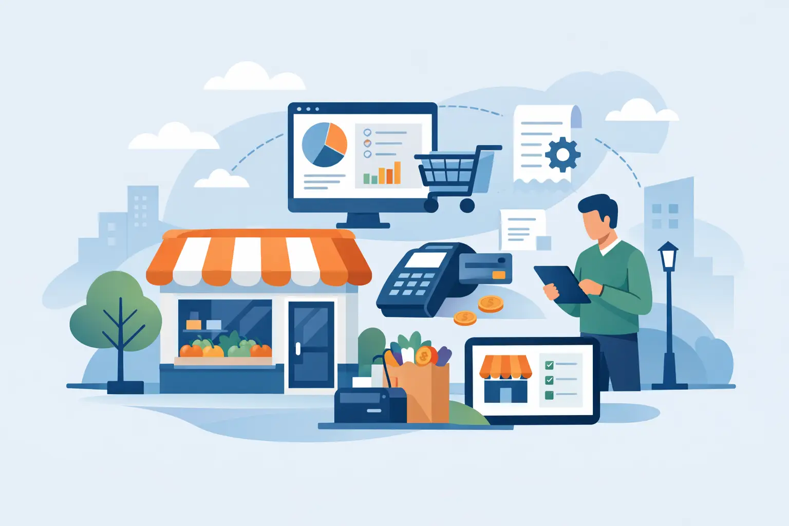 Software para mercado de bairro - Frente de caixa e controle de estoque